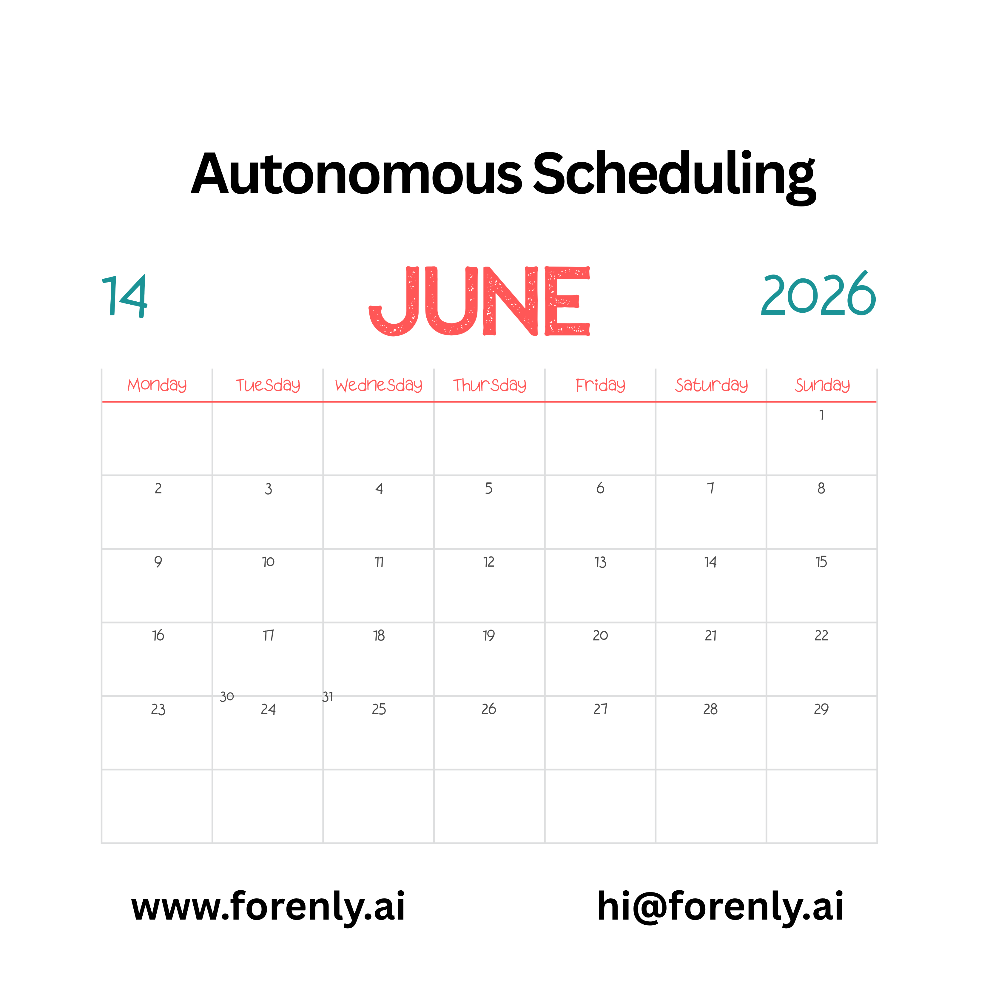 AUTONOMOUS SCHEDULING WORKFLOWS