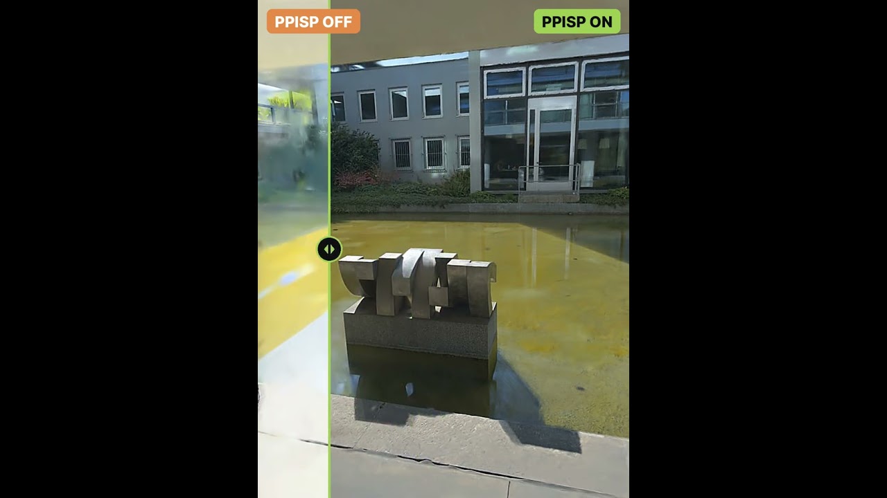 PPISP off versus on — video thumbnail